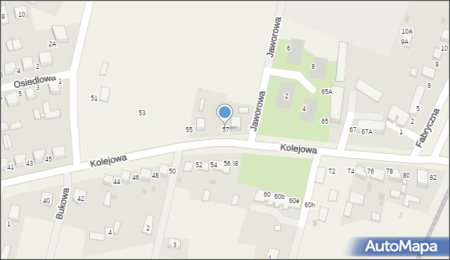 Dobroszyce, Kolejowa, 57, mapa Dobroszyce