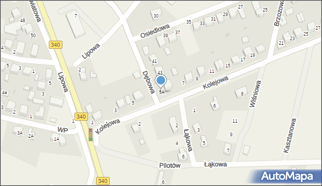 Dobroszyce, Kolejowa, 5A, mapa Dobroszyce