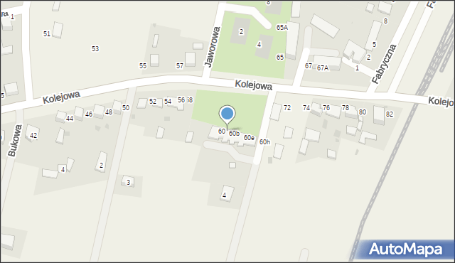 Dobroszyce, Kolejowa, 60a, mapa Dobroszyce