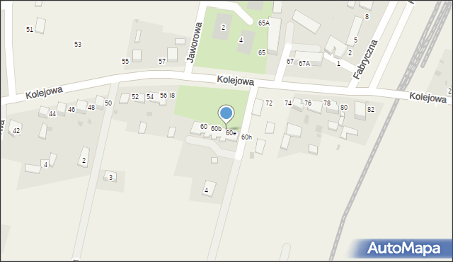 Dobroszyce, Kolejowa, 60d, mapa Dobroszyce