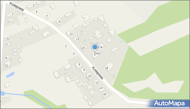 Dobrowoda, Kolejowa, 17, mapa Dobrowoda