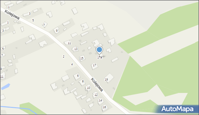 Dobrowoda, Kolejowa, 17a, mapa Dobrowoda