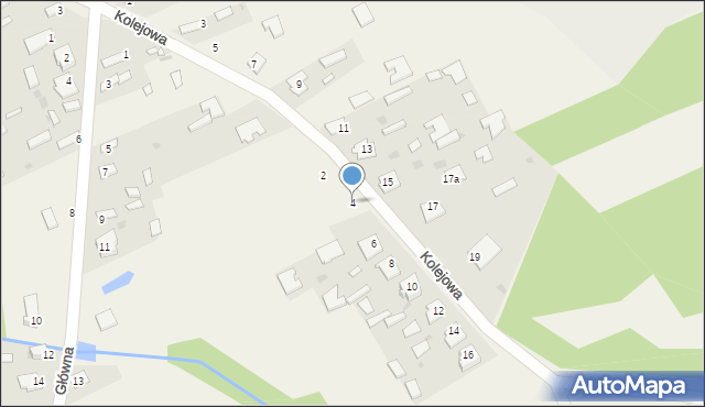 Dobrowoda, Kolejowa, 4, mapa Dobrowoda