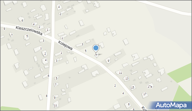 Dobrowoda, Kolejowa, 7, mapa Dobrowoda