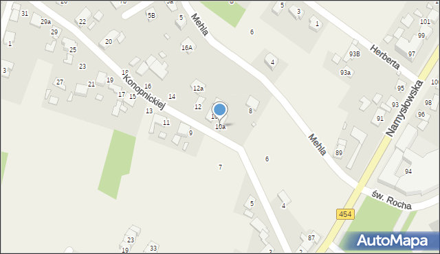 Dobrzeń Wielki, Konopnickiej Marii, 10a, mapa Dobrzeń Wielki