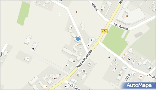 Dobrzeń Wielki, Konopnickiej Marii, 3, mapa Dobrzeń Wielki