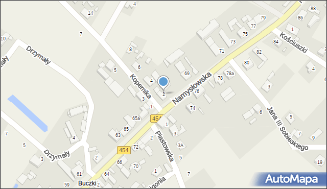 Dobrzeń Wielki, Kopernika Mikołaja, 2, mapa Dobrzeń Wielki