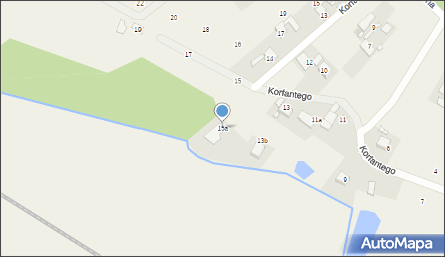 Dobrzeń Wielki, Korfantego Wojciecha, 15a, mapa Dobrzeń Wielki