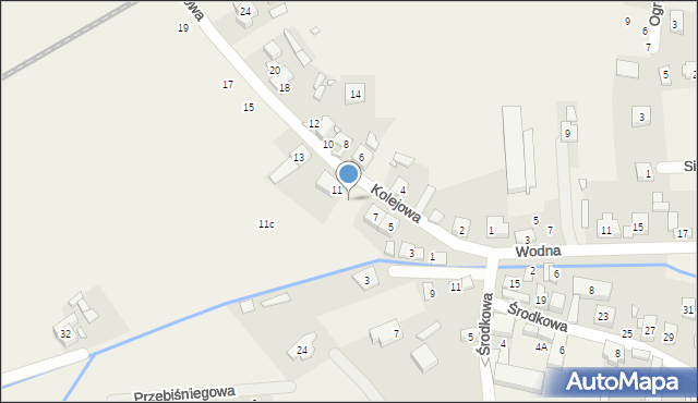 Dopiewiec, Kolejowa, 9, mapa Dopiewiec