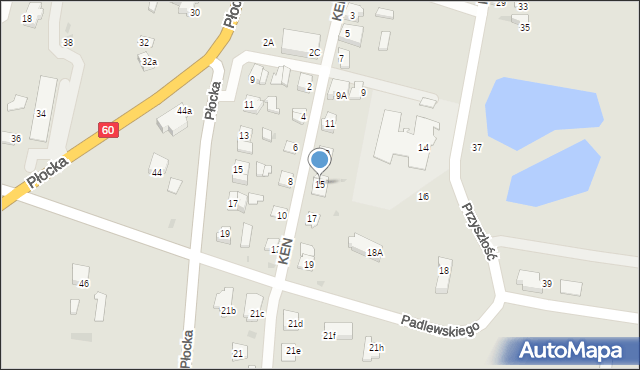 Drobin, Komisji Edukacji Narodowej, 15, mapa Drobin