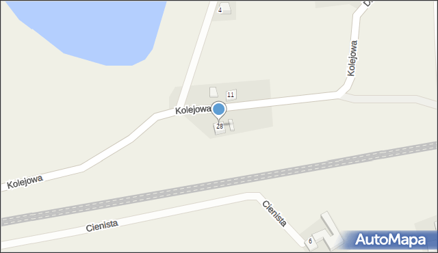 Drogomyśl, Kolejowa, 28, mapa Drogomyśl