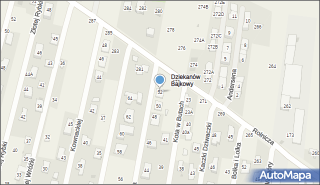 Dziekanów Leśny, Koszałka Opałka, 52, mapa Dziekanów Leśny