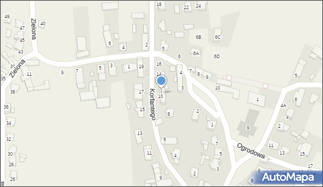 Dziewkowice, Korfantego Wojciecha, 12, mapa Dziewkowice