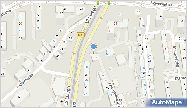 Elbląg, Kosynierów Gdyńskich, 4A, mapa Elbląga