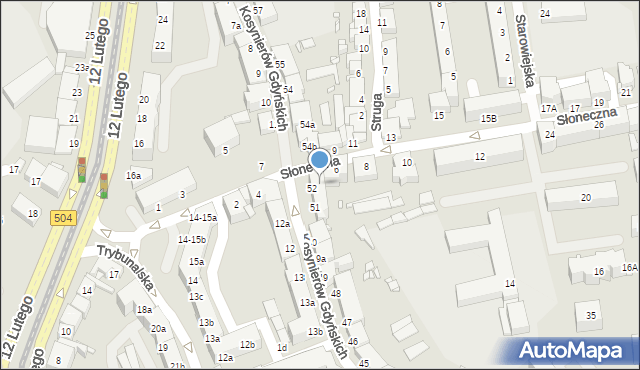 Elbląg, Kosynierów Gdyńskich, 53, mapa Elbląga