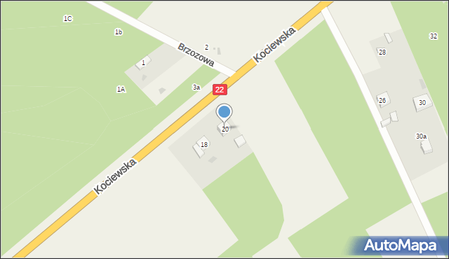 Frank, Kociewska, 20, mapa Frank