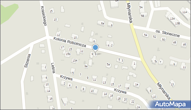 Frombork, Kolonia Robotnicza, 7, mapa Frombork