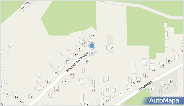 Fugasówka, Kochanowskiego Jana, 18, mapa Fugasówka