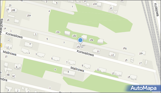 Gabryelin, Konwaliowa, 161/11, mapa Gabryelin