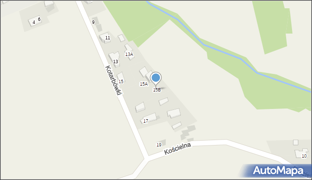 Gaj, Kotarbówki, 15B, mapa Gaj