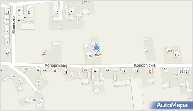 Galewice, Konopnickiej Marii, 29a, mapa Galewice
