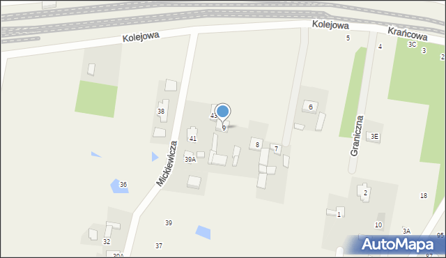 Gałków Mały, Kolejowa, 9, mapa Gałków Mały