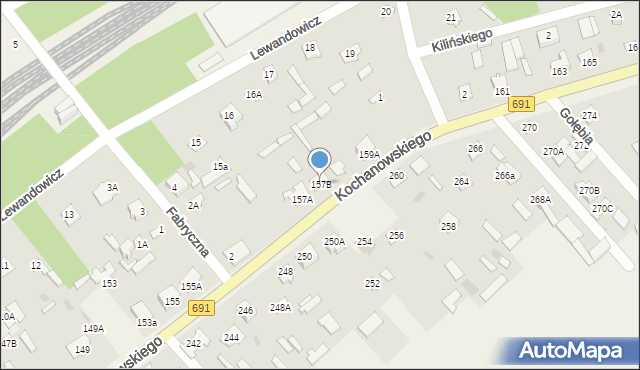 Garbatka-Letnisko, Kochanowskiego Jana, 157B, mapa Garbatka-Letnisko