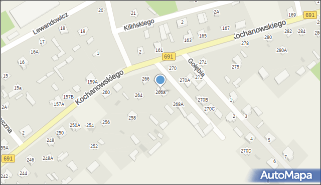 Garbatka-Letnisko, Kochanowskiego Jana, 266a, mapa Garbatka-Letnisko