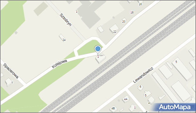 Garbatka-Letnisko, Kolejowa, 1, mapa Garbatka-Letnisko