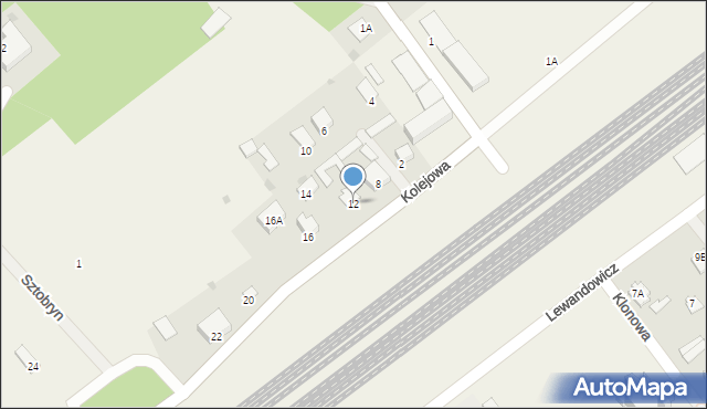 Garbatka-Letnisko, Kolejowa, 12, mapa Garbatka-Letnisko