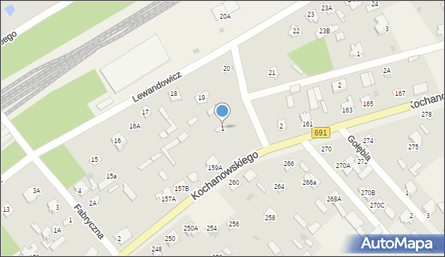 Garbatka-Letnisko, Kościuszki Tadeusza, gen., 1, mapa Garbatka-Letnisko