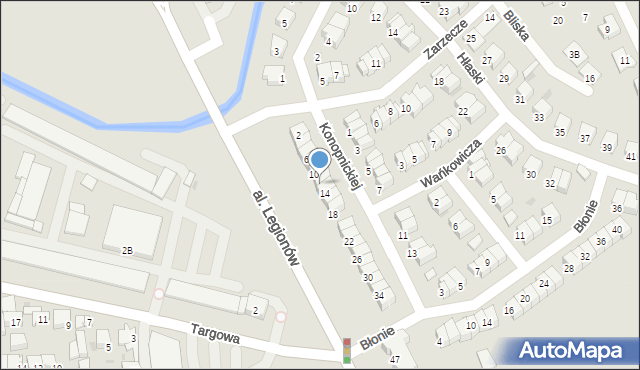 Garwolin, Konopnickiej Marii, 12, mapa Garwolin