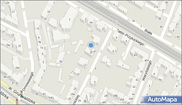 Gdańsk, Konopnickiej Marii, 12, mapa Gdańska