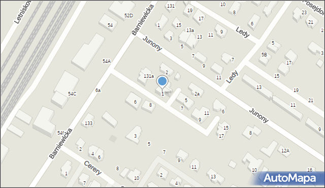 Gdańsk, Konkordii, 1, mapa Gdańska