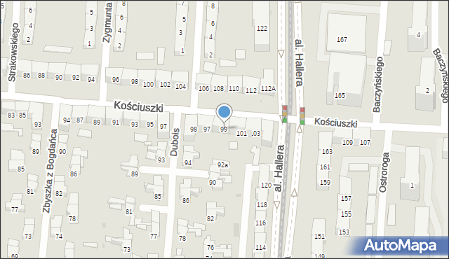 Gdańsk, Kościuszki Tadeusza, gen., 99, mapa Gdańska