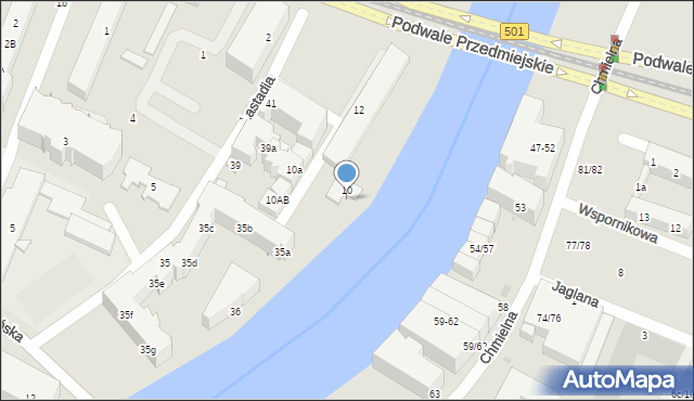 Gdańsk, Kotwiczników, 10e, mapa Gdańska