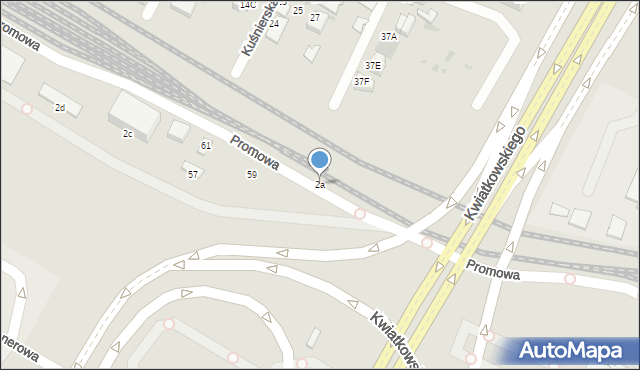 Gdynia, Kontenerowa, 2a, mapa Gdyni