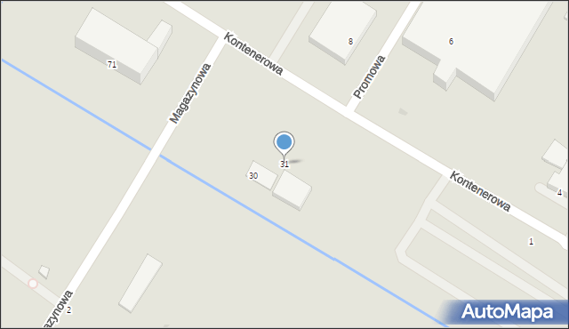 Gdynia, Kontenerowa, 31, mapa Gdyni