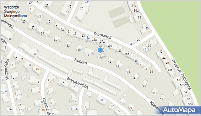 Gdynia, Kopernika Mikołaja, 39, mapa Gdyni