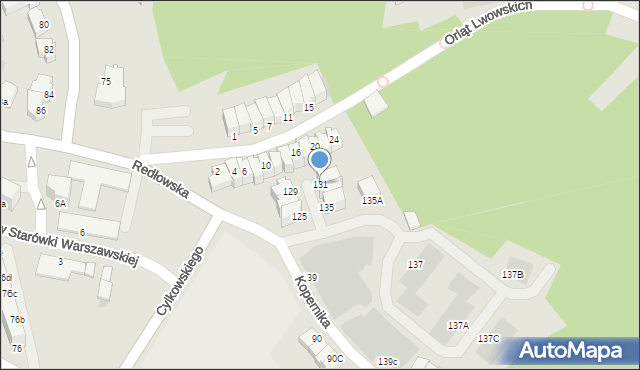 Gdynia, Kopernika Mikołaja, 131, mapa Gdyni