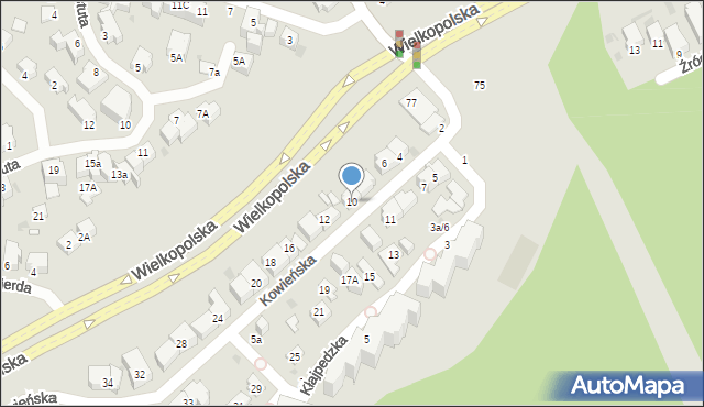 Gdynia, Kowieńska, 10, mapa Gdyni