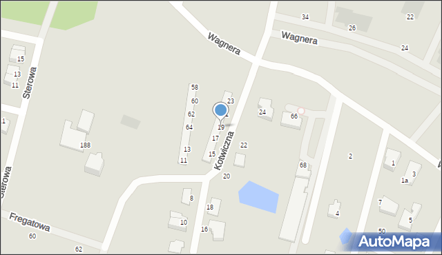 Gdynia, Kotwiczna, 19, mapa Gdyni