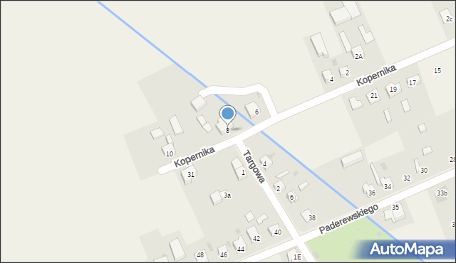 Gierałtowice, Kopernika Mikołaja, 8, mapa Gierałtowice