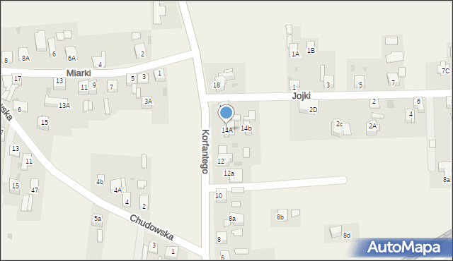 Gierałtowice, Korfantego Wojciecha, 14A, mapa Gierałtowice