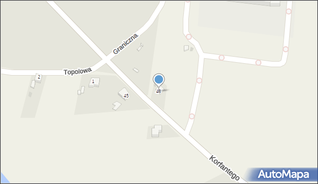 Gierałtowice, Korfantego Wojciecha, 48, mapa Gierałtowice