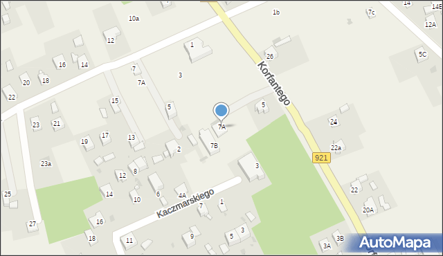 Gierałtowice, Korfantego Wojciecha, 7A, mapa Gierałtowice
