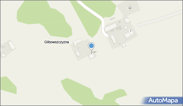 Gilbowszczyzna, Kozłowy Ług, 2, mapa Gilbowszczyzna