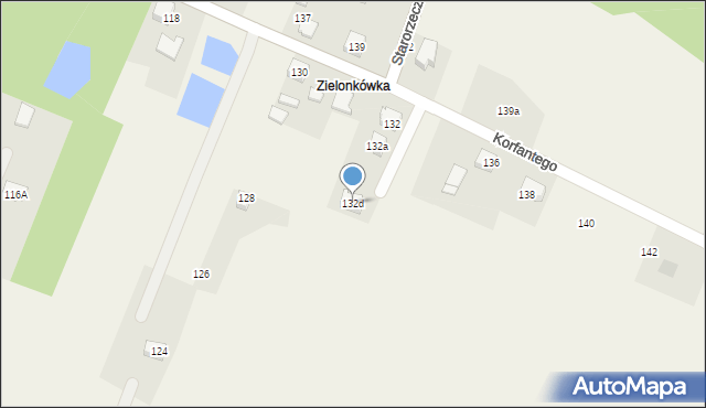 Gilowice, Korfantego Wojciecha, 132d, mapa Gilowice