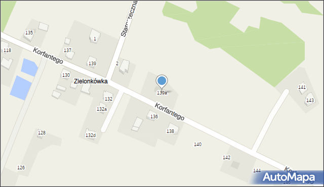 Gilowice, Korfantego Wojciecha, 139a, mapa Gilowice