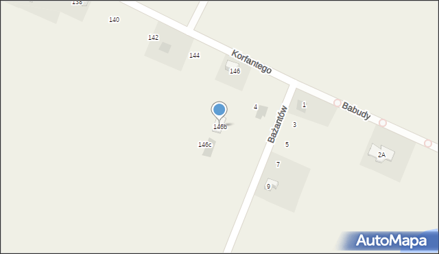 Gilowice, Korfantego Wojciecha, 146b, mapa Gilowice